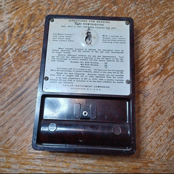 Vintage 1939 Taylor Humidiguide Stewart Model Made In USA. - Picture 2 of 7